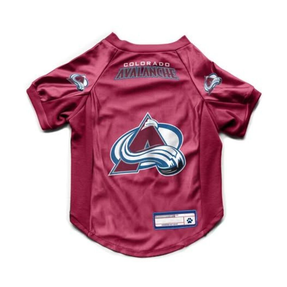 Littlearth NHL Colorado Avalanche Stretch Pet Jersey, Medium